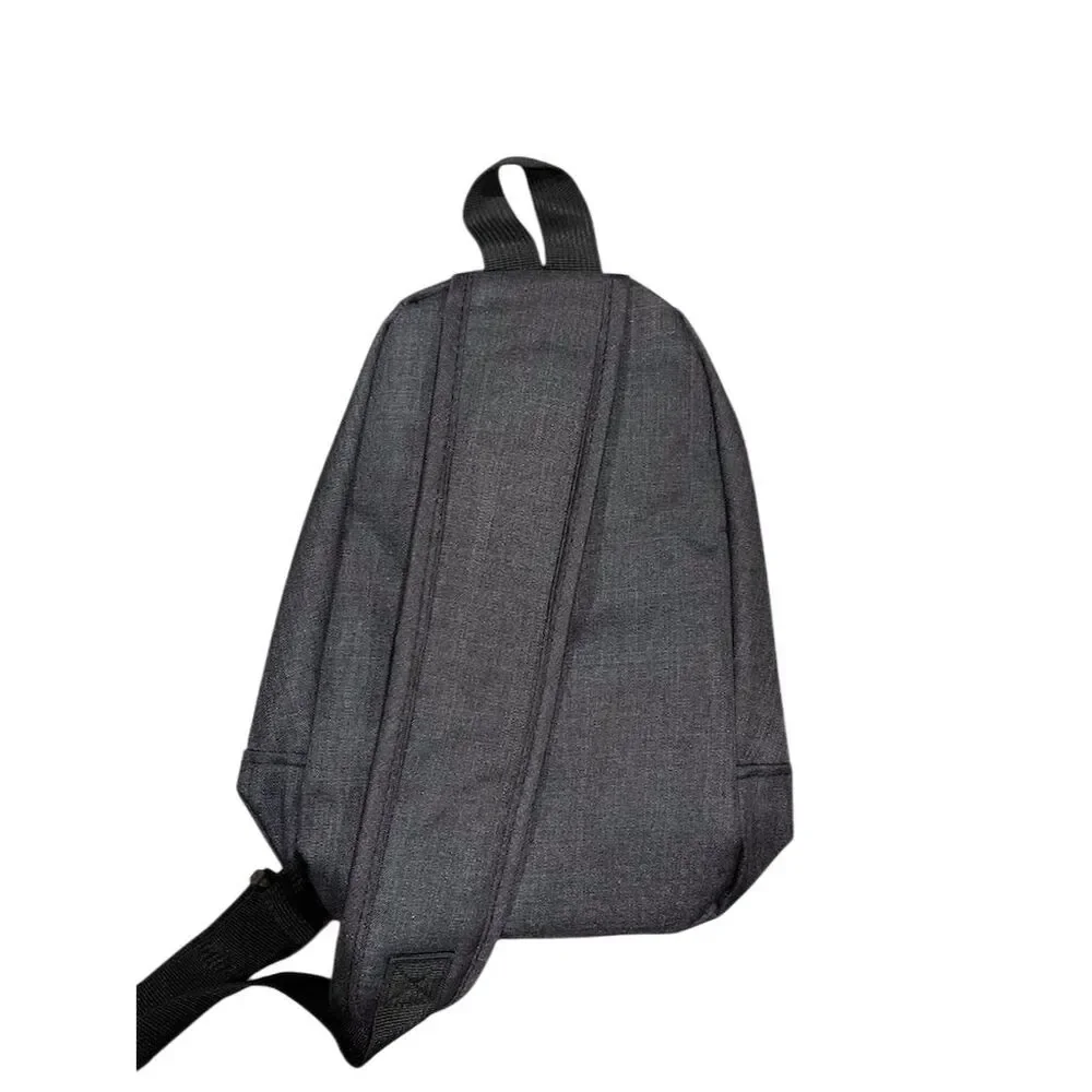 Unisex Sling Backpack Black Adjustable Strap